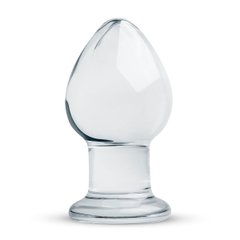 Скляна анальна пробка Gildo Glass Buttplug No. 26 (діаметр 4,3 см) зображення