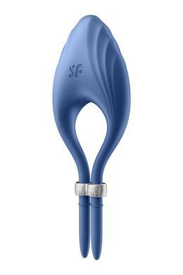 Ерекційне віброкільце - ласо Satisfyer Duelist Blue (фіксація у 3-х положеннях) зображення