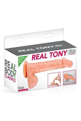 Фалоімітатор на присосці Real Body Real Tony (діаметр 3,5 см) зображення