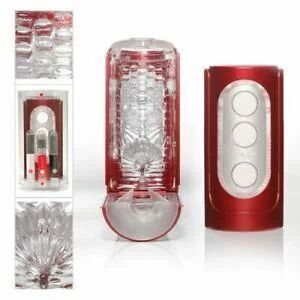 Мастурбатор с управлением давления Tenga Flip Hole Red (3 смазки в комплекте) картинка
