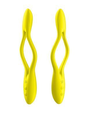 Универсальный гибкий вибратор для пар Satisfyer Elastic Game Yellow (диаметр 2 см) картинка