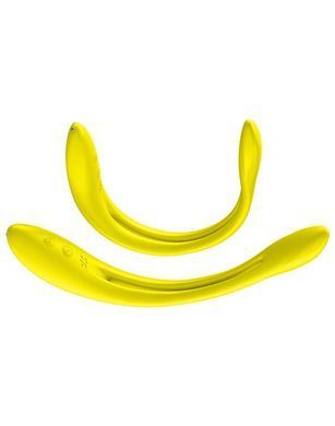 Универсальный гибкий вибратор для пар Satisfyer Elastic Game Yellow (диаметр 2 см) картинка