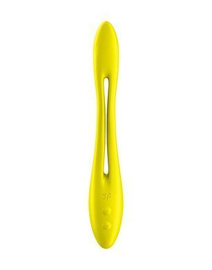 Универсальный гибкий вибратор для пар Satisfyer Elastic Game Yellow (диаметр 2 см) картинка