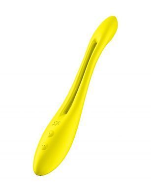 Универсальный гибкий вибратор для пар Satisfyer Elastic Game Yellow (диаметр 2 см) картинка