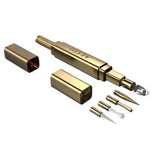 Ексклюзивний тиклер з 5 насадками LOCKINK 5-head Flirting Tickler Golden зображення