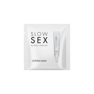 Пробник розігріваючого бальзаму для клітора Bijoux Indiscrets Slow Sex Clitoral balm (2 мл) зображення
