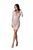 Полупрозрачное миниплатье с рукавами-митенками Passion BS101 One Size, white картинка