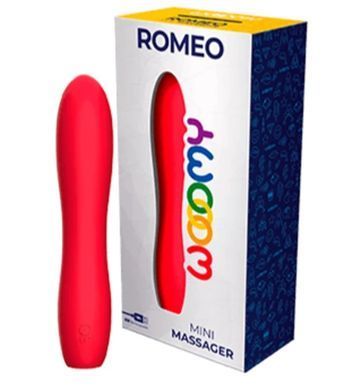Вібратор міні кліторально-вагінальний Wooomy Romeo (діаметр 2,8 см) зображення