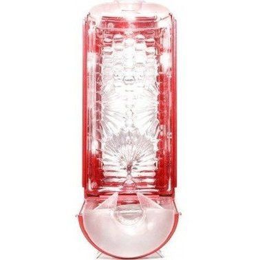 Мастурбатор с управлением давления Tenga Flip Hole Red (3 смазки в комплекте) картинка