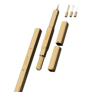 Ексклюзивний тиклер з 5 насадками LOCKINK 5-head Flirting Tickler Golden зображення