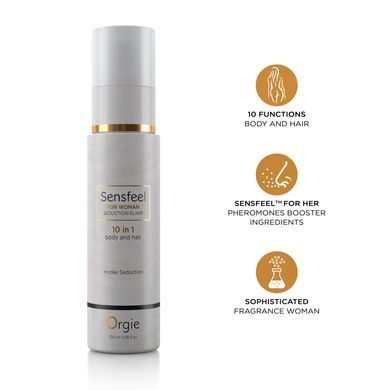 Лосьон с феромонами для тела и волос Orgie Sensfeel Seduction Elixir 10 in 1 for Woman (100 мл) картинка