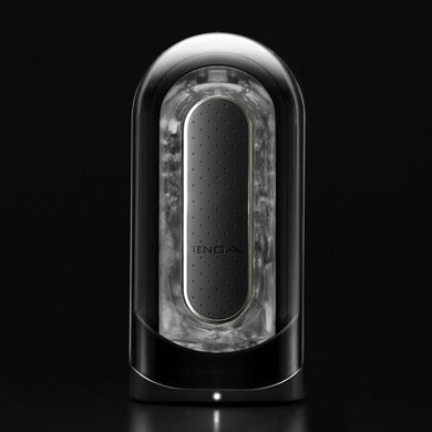 Мастурбатор з вібрацією Tenga Flip Zero Electronic Vibration Black (2 змазки в комплекті) зображення