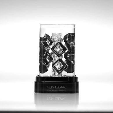 Мастурбатор прозрачный со стимулирующими плотными блоками TENGA Crysta Block картинка