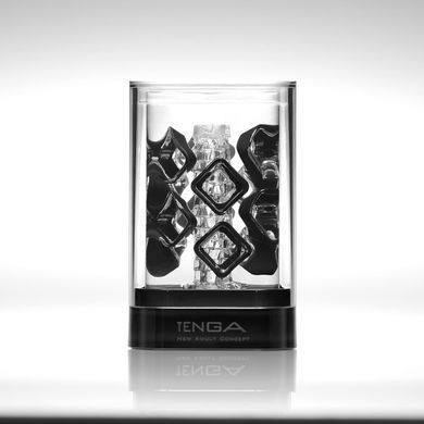 Мастурбатор прозрачный со стимулирующими плотными блоками TENGA Crysta Block картинка