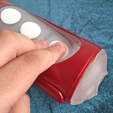 Мастурбатор з управлінням тиску Tenga Flip Hole Red (3 змазки в комплекті) зображення