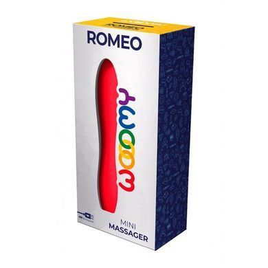 Вібратор міні кліторально-вагінальний Wooomy Romeo (діаметр 2,8 см) зображення