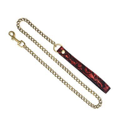 Кожаный ошейник с кружевом + поводок Liebe Seele Victorian Garden Collar with Leash картинка
