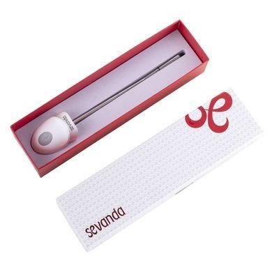 Уретральный зонд LOCKINK SEVANDA Vibrating & E-stim Metal Urethral Sounding White (диаметр 0,6 см) картинка