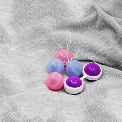 Набір вагінальних кульок зі змінним навантаженням LELO Beads Plus (діаметр 3,5 см, 28, 37 та 60 г) зображення
