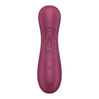 Смарт вакуумний кліторальний стимулятор з вібрацією Satisfyer Pro 2 Generation 3 with Liquid Air Connect App Wine Red зображення