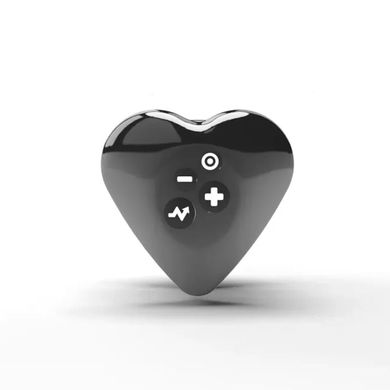 Вибратор для клитора с электростимуляцией Mystim Heart's Desire Black Edition картинка