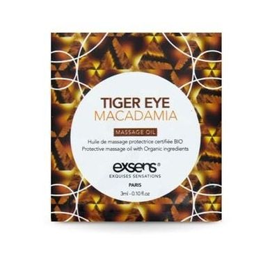 Пробник масажного масла EXSENS Tiger Eye Macadamia 3мл зображення