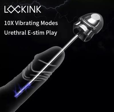 Уретральный зонд LOCKINK SEVANDA Vibrating & E-stim Metal Urethral Sounding White (диаметр 0,6 см) картинка