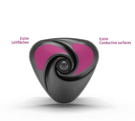 Вібратор для клітора з електростимуляцією Mystim Heart's Desire Black Edition зображення