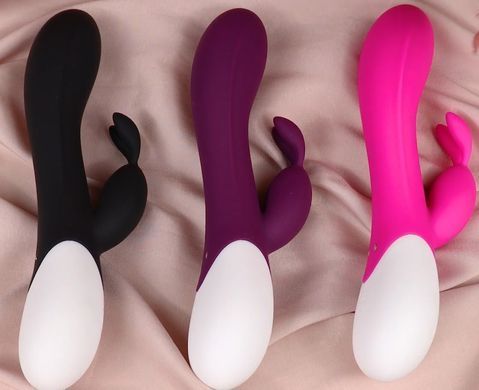Вибратор-кролик с подогревом S Pleasures Premium Corabi Rabbit, фиолетовый (диаметр 3,9 см) картинка