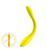Универсальный гибкий вибратор для пар Satisfyer Elastic Game Yellow (диаметр 2 см) картинка