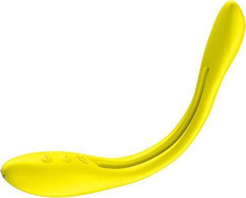 Универсальный гибкий вибратор для пар Satisfyer Elastic Game Yellow (диаметр 2 см) картинка