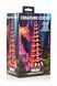 Фентезійний фалоімітатор скляний Creature Cocks Twilight Rainbow Glass Dildo (діаметр 5,1 см) картинка 2