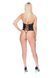 Боди из эко-кожи с имитацией шнуровки Passion Nancy Body black, размер L/XL картинка 9