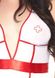 Рольовий костюм медсестри Leg Avenue Roleplay Nightshift Nurse + White/Red, розмір 1X-2X картинка 5