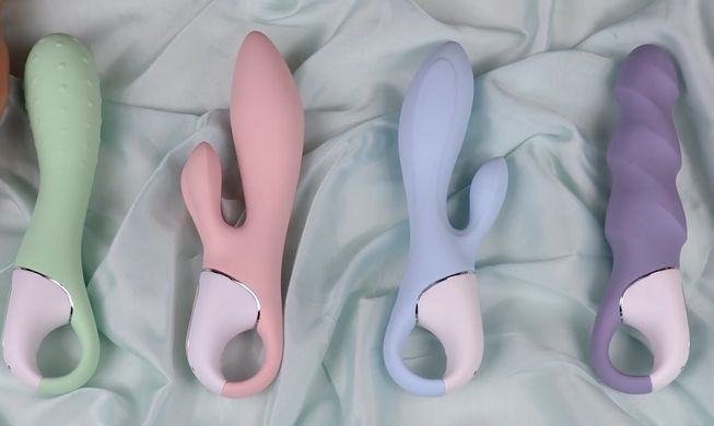 Вибратор-кролик надувной Satisfyer Air Pump Bunny 3 (диаметр 4-5,5 см) картинка