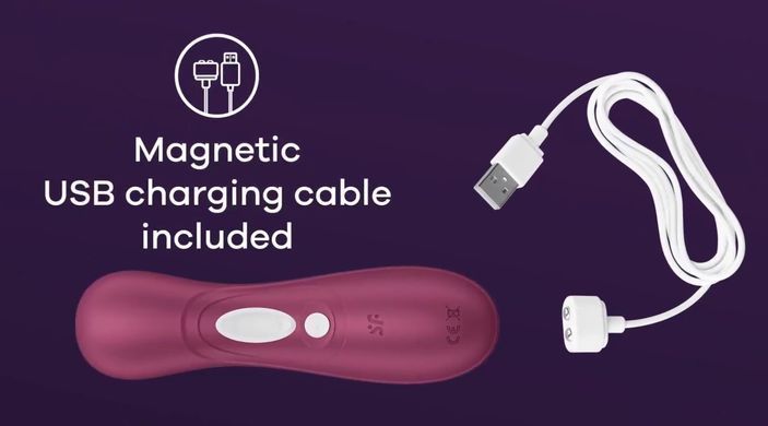 Смарт вакуумний кліторальний стимулятор з вібрацією Satisfyer Pro 2 Generation 3 with Liquid Air Connect App Wine Red зображення