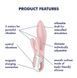 Вибратор-кролик надувной Satisfyer Air Pump Bunny 3 (диаметр 4-5,5 см) картинка 8