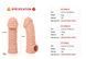 Насадка на член з отвором для мошонки Kokos Cock Sleeve CS 004, розмір L картинка 6