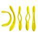 Универсальный гибкий вибратор для пар Satisfyer Elastic Game Yellow (диаметр 2 см) картинка 2