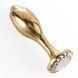 Анальная пробка - роза LOCKINK SEVANDA Pearl Rose-shape Anal Plug (диаметр 2,3 см) картинка 1