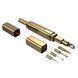 Ексклюзивний тиклер з 5 насадками LOCKINK 5-head Flirting Tickler Golden картинка 1