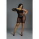 Сукня-сітка з одним рукавом Moonlight Plus Model 05 Black, розмір XL-XXXL картинка 3