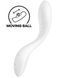 Вібратор із перловою стимуляцією точки G Satisfyer Rrrolling Pleasure White (діаметр 4 см) зображення