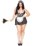 Фото Рольовий костюм покоївки Leg Avenue Roleplay Fantasy French Maid + Black/White, розмір 1X-2X