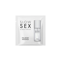 Пробник силиконового геля для массажа всего тела Bijoux Indiscrets Sachette Slow Sex Full body massage (2 мл) картинка