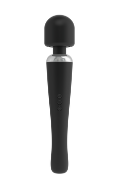 Потужний вібромасажер-мікрофон Dorcel MEGAWAND Black (160 режимів) зображення