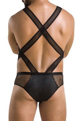 Чоловіче боді з сіткою Passion 045 BODY VICTOR black, розмір L/XL зображення