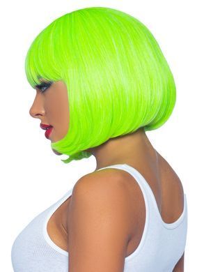 Парик неоновый Leg Avenue 12" Neon short bob wig Neon Green картинка