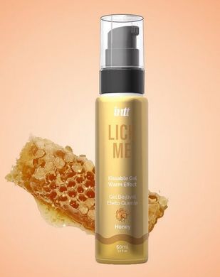 Гель для оральных ласк с согревающим эффектом INTT Lick Me Kissable Gel Honey (50 мл) картинка