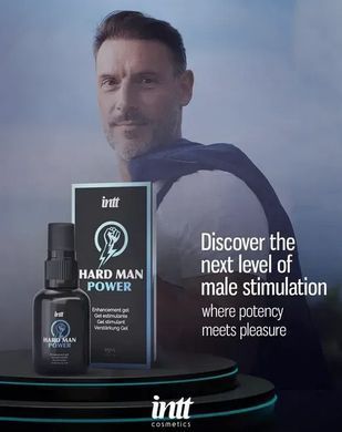 Стимулювальний гель для пеніса Intt Hard Man Power (15 мл) зображення
